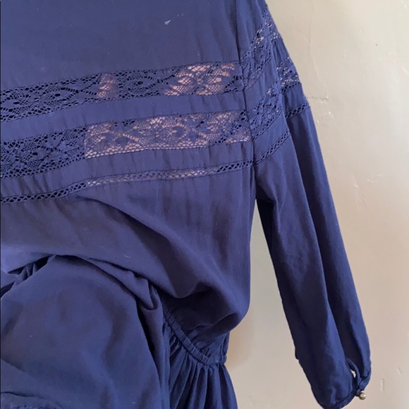 Blue peasant dress - Picture 4 of 7